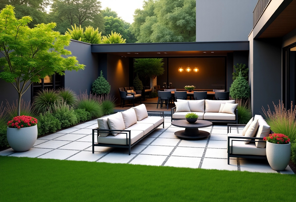 aménagement de jardin moderne : secrets d un paysagiste - paysage moderne