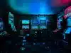 gaming room with arcade machines